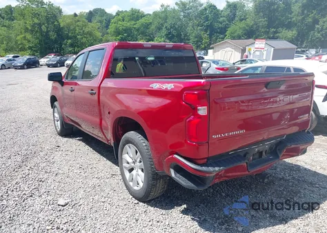 2022 Chevrolet Silverado 1500 Ltd 4Wd Short Bed Custom z USA, uszkodzony, nr VIN 1GCPYBEK5NZ229063